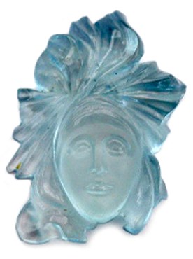 aquamarine greek talisman