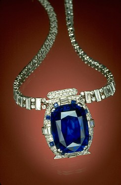 Countess Mona Von Bismarck sapphire